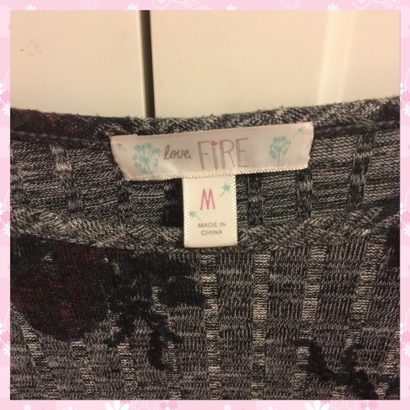 Dark floral fall dress - Picture 2 of 2